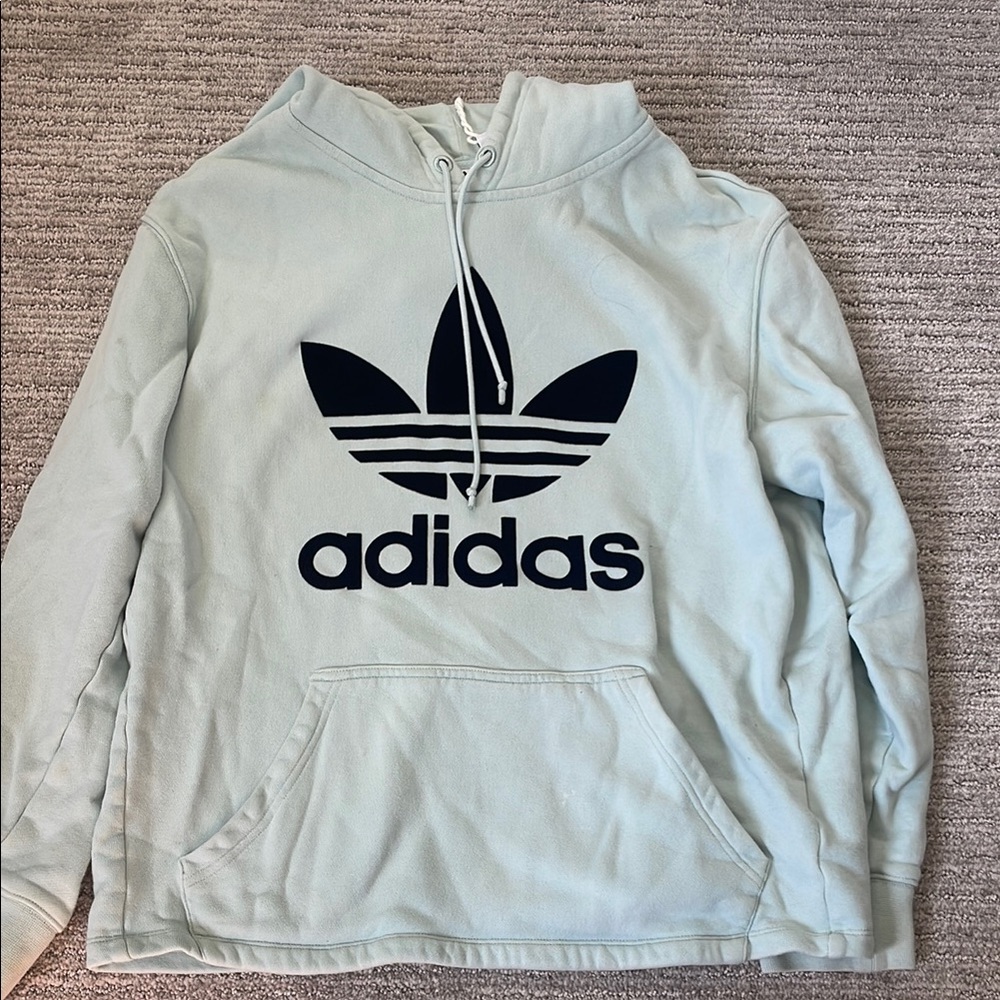 Velvet Logo Mint Green Adidas
